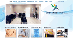 Desktop Screenshot of diversemedical.com